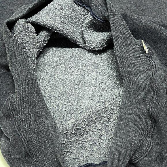 VTG Russell Athletic Sweatshirt Crewneck Blank Gray Blue Made In Mexico Sz L - Picture 5 of 8